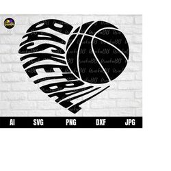 basketball heart svg, basketball svg, basketball love svg, love to play basketball svg, love basketball svg, basketball
