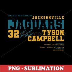 Digital Download Sublimation PNG - Campbell Jaguars - High-Quality Design for the 2023 Season