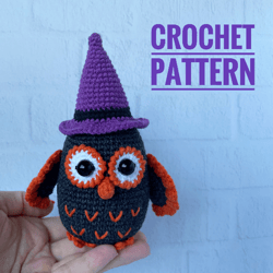 Crochet Owl Pattern, Amigurumi crochet pattern