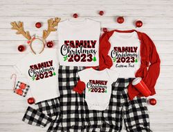 Family Christmas 2023 Custom Tshirt, Christmas Family Tee, Custom 2023 Family Christmas Shirts,  Family 2023 Tshirt, Chr
