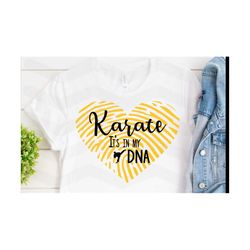 karate it's in my DNA svg, karate svg, dxf, png, karate mom svg, taekwondo, black belt DIGITAL FILE