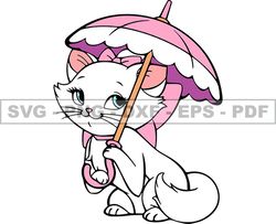 Disney Cat Marie Svg, Kitten Cat Marie Png, Cartoon Customs SVG, EPS, PNG, DXF 153