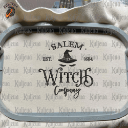 Salem Witch Company Embroidery Design, Salem City Est 1692 Embroidery File, Halloween Witch Embroidery Machine File