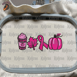 In October We Wear Embroidery Designs, Cancer Awareness Embroidery Designs, Breast Cancer Embroidery Designs, Pink Ribbon Embroidery Designs