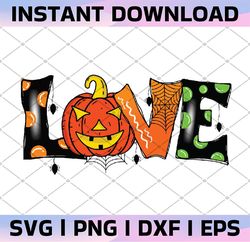 Love Halloween PNG, Halloween PNG , Halloween Sublimation Designs Downloads , Sublimation PNG , Digital Downloads, Digit