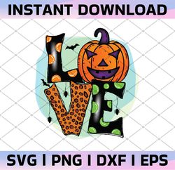 Love Halloween PNG, Halloween Tie Dye PNG , Halloween Sublimation Designs Downloads , Sublimation PNG , Digital Download