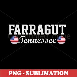 Farragut Tennessee - Beautiful PNG Sublimation Design - Create Stunning Crafts with this Digital Download