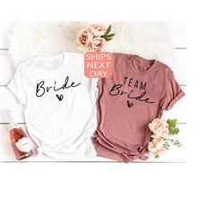 Team Bride Shirt, Bachelorette Party Shirt, Bride Shirt, Bridal Party Tee, Hen Do Party, Bride T Shirt, Bride Squad Shir