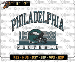 Philadelphia Eagle Logo Football Embroidered Sweatshirt, Football Embroidered Sweatshirt, Football Team Embroidered Crewneck, Football  Embroidered Crewneck, Best USA Football Team Embroidered Sweatshirt