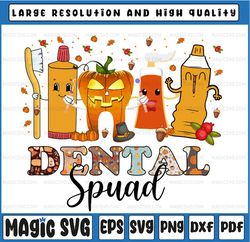 Happy Fall Dental Squad Png, Dental Pupmkin, Autumn Dental Png, Dental Crew, Dental Assistant, Thankful Dentist Gift Png