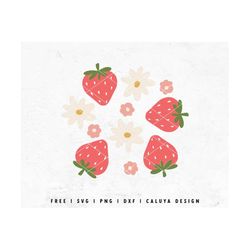 Cute Strawberry SVG | Retro Fruits SVG | Trendy SVG | Aesthetic svg | Retro Flower svg | Strawberry Themed Party Cricut,