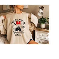 Disney Family Vacation Sweatshirt, Disneyworld Magic Kingdom Sweater, Disney Family Vacation 2023 Sweatshirt, Disney Fam