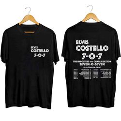 Elvis Costello  The Imposters with Charlie Sexton 707 Tour 2024 Shirt, Elvis Costello Fan Shirt, Elvis Costello Tour Shi