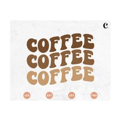 Free SVG & PNG Link | Retro COFFEE svg Cut File for Cricut, Cameo Silhouette, Ice Coffee Sublimation Design, Retro Print