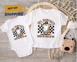 no diggity bout to bag it up, halloween baby onesie, retro natural shirt, ghost natural onesie, toddler youth halloween