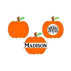 Pumpkin SVG Bundle, Pumpkin Frames, Halloween SVG, Digital Download, Cut File, Sublimation, Clip Art (3 individual svg/d
