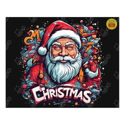 Santa Claus PNG Extravaganza - Christmas Design PNG, Holiday Shirt PNG, Santa Clipart, Funny Santa svg, Festive Holiday