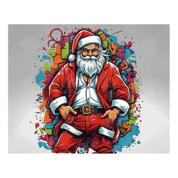 Elevate Your Christmas Creativity: Santa Claus SVG PNG - Vintage Santa,Santa SVGs, and Instant Download Magic for Memora