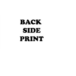 Back Side Print Upgrade