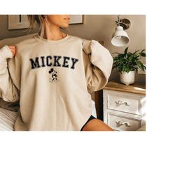 Disney Mickey Shirt, Minimalist Mickey Mouse Tshirt, Cute Fall Sweater, Vintage Mickey Tshirt, Cute Mickey Mouse Sweatsh