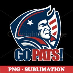 New England Patriots - Sublimation Digital Download - Show your team pride with this high-quality PNG file