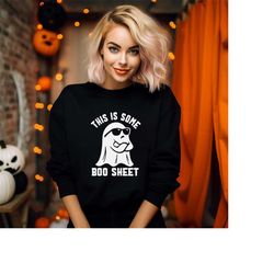 Funny Ghost Sweatshirt, Funny Halloween Sweater, Halloween Ghost Sweat, Trick Or Treat Shirt, Spooky Vibes Tee, Funny Sp