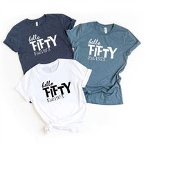 Hello Fifty Est 1973 Birthday Shirt, 50th Birthday Gift for Women, 50th Bday Shirt for Her - Wallet&Heart