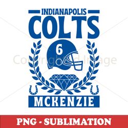 Indianapolis Colts Sublimation Design - McKenzie 6 - Instant Digital Download