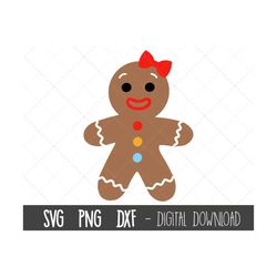 Gingerbread girl Svg, Gingerbread Svg, Gingerbread girl clipart png, Christmas Svg, Christmas Clip Art, ginger Cricut Si