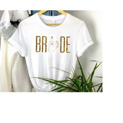 Ring Finger Shirt | Bride to Be, Bridal Gift, Bridal Party, Bridal Shower Gift, Honeymoon Shirt, Just Married Shirt, New