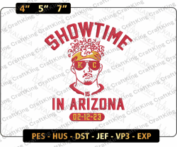 Showtime In Arizona Football Logo Embroidery Design, NFL Kansas City Chiefs Football Logo Embroidery Design, Famous Football Team Embroidery Design, Football Embroidery Design, Pes, Dst, Jef, Files