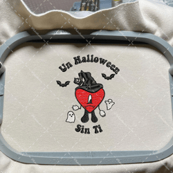Un Halloween Sin Ti Embroidery, Bad Bunny Halloween, Un Verano Sin Ti Embroidery, Un Verano Halloween, Spooky Benito Embroidery, Instant Donwload