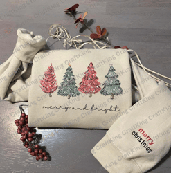 Christmas Embroidery Designs, Merry And Bright Embroidery, Merry Christmas Embroidery Designs, Christmas Designs