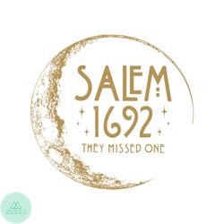 Salem 1692 They Missed One Hallo Moon SVG Digital File