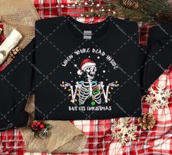 Christmas Embroidery Designs, Christmas Skeleton Embroidery, When You Are Dead Inside, But Its Christmas Designs, Merry Xmas Embroidery Designs