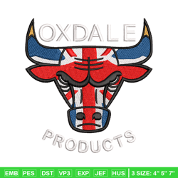 Oxdale Products logo embroidery design, Oxdale Products embroidery, Embroidery shirt, logo design, Instant download