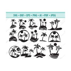 Palm tree svg, summer svg, palm cricut, palm vector, palm silhouette, tree svg, palm svg, vacation svg, palm clipart svg