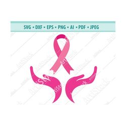 cancer ribbon svg, cancer survivor, awareness ribbon svg, breast cancer ribbon, ribbon palm, files for cricut, silhouett