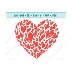 Heart svg - Heart clipart svg - Heart clipart - Heart digital clipart for Design or more, Group hearts cricut, files dow
