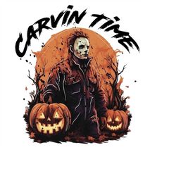 Carvin Time Michael Myers PNG/JPG