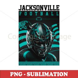 jacksonville jaguars - vintage football print - perfect for game room dcor