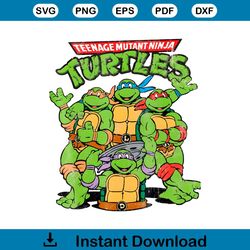 Teenage Mutant Ninja Turtles PNG Sublimation Download