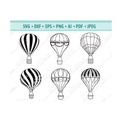 air balloon svg, hot air balloon svg, air balloon svg, adventure svg, ballon clipart, air cut file, air balloon outline