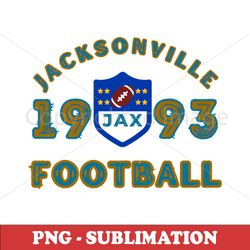 PNG Digital Download File - Sublimation - Retro Jacksonville Football Design