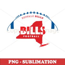 Buffalo Bills Logo - PNG Digital Download - Show Your Team Spirit with High-Quality Sublimation Art