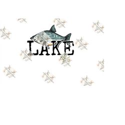 Lake life png, learn png, men's designs, women's fishing png