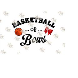 Basketballball or bows png svg, Gender reveal png svg, Sublimation png svg