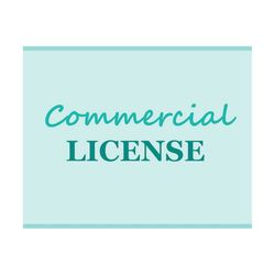 Commercial License, 1 Design  Unlimited Uses (Copies)