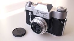 ZENIT 3M Soviet 35mm SLR Camera, Industar-50 Vintage Decor