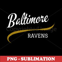 Ravens Retro Sublimation PNG - Vintage Design for Unique Sublimation Creations